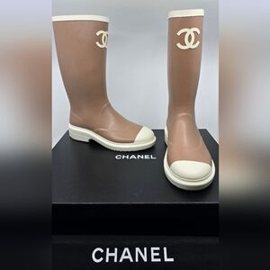 Chanel Rain Boots